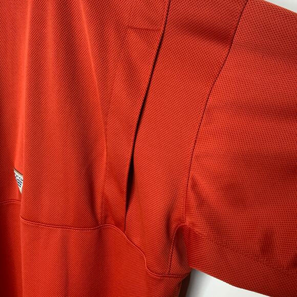 Columbia PFG  Omni Shade Red Polo Shirt XL - Picture 5 of 6